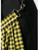 gingham pleat kilt jeans