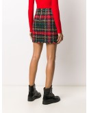 asymmtetric tweed skirt