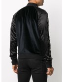 sequinned velvet  bomber jacket