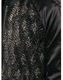 sequinned velvet  bomber jacket