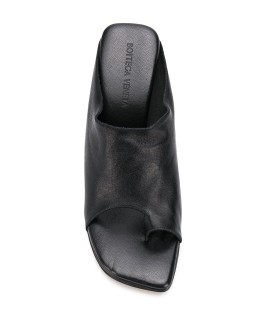 extended toe loop mules