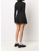 pleat-detailing paperbag shorts