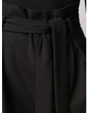 pleat-detailing paperbag shorts