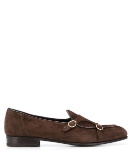 Cashmere buckled loafers