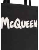 painterly logo print tote