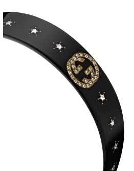crystal interlocking G headband