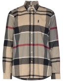 checked button-down shirt