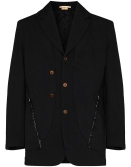 single-breasted blazer jacket