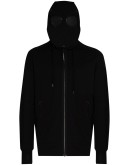 goggle-hood long-sleeve hoodie