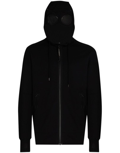 goggle-hood long-sleeve hoodie
