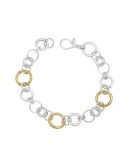 Hoopla mix link bracelet