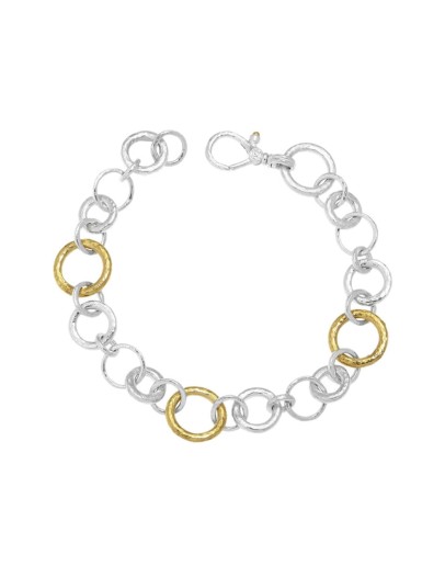 Hoopla mix link bracelet