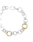 Hoopla mix link bracelet