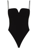 sweetheart-neck bodysuit