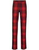 tartan-checks skinny trousers