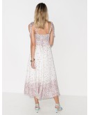 Carnaby ditsy-print midi dress