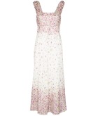 Carnaby ditsy-print midi dress