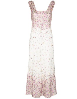 Carnaby ditsy-print midi dress