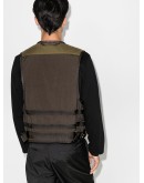 utility-pocket gilet jacket