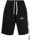 logo tape track shorts