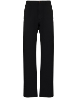 slim-fit suit trousers