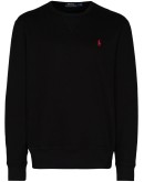 logo-embroidered sweatshirt