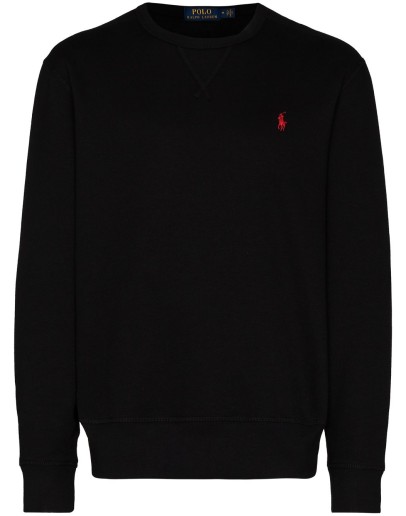 logo-embroidered sweatshirt