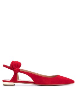 bow-detail ballerina shoes