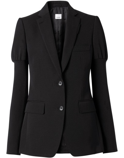 Panelled-sleeve Grain De Poudre blazer