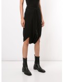 cotton drop-crotch drawstring shorts