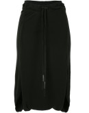 cotton drop-crotch drawstring shorts