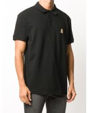 teddy bear-patch polo shirt