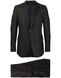 two-piece micro motif suit