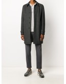 single-breasted padded coat
