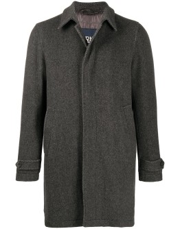 single-breasted padded coat