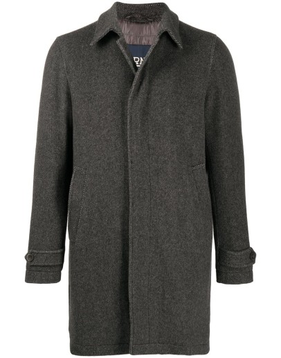 single-breasted padded coat