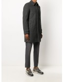 single-breasted padded coat