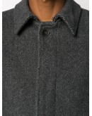 single-breasted padded coat