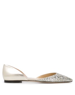 Esther glitter ballerina shoes