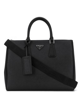 logo-plaque tote bag
