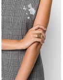  Stones rock crystal ring