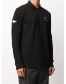 logo patches polo shirt