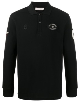 logo patches polo shirt