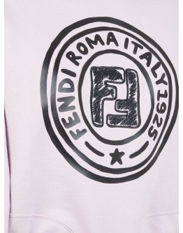 logo-print hoodie