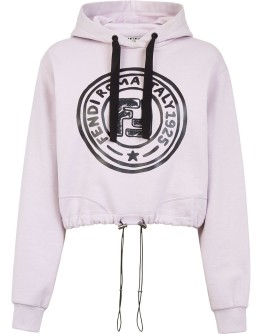 logo-print hoodie