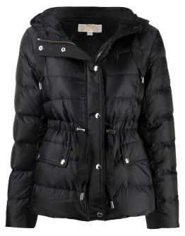 hooded puffer jacket