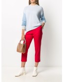 Panier contrasting handle bucket bag
