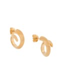 twisted hoop earrings