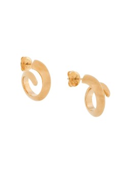 twisted hoop earrings