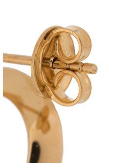 twisted hoop earrings